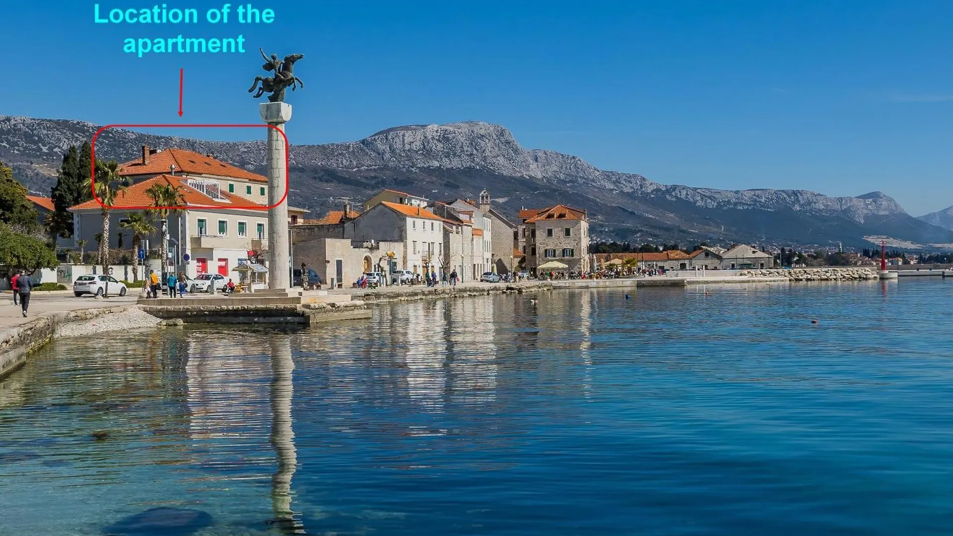 Apartment Antonio On The Seafront With Garden Kastela